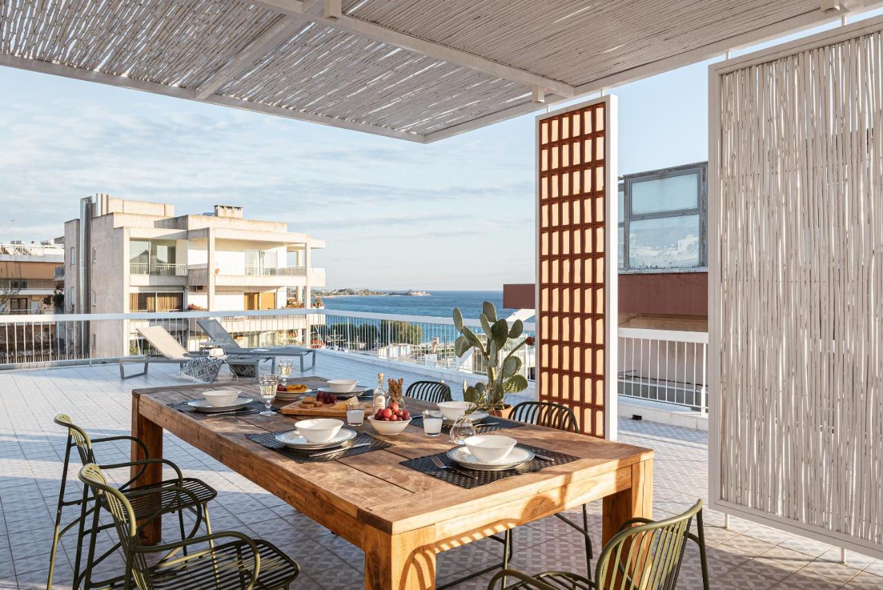 Sea View Beach Penthouse - Athens Coast Exterior foto
