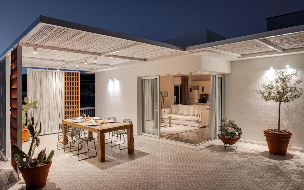 Sea View Beach Penthouse - Athens Coast Exterior foto