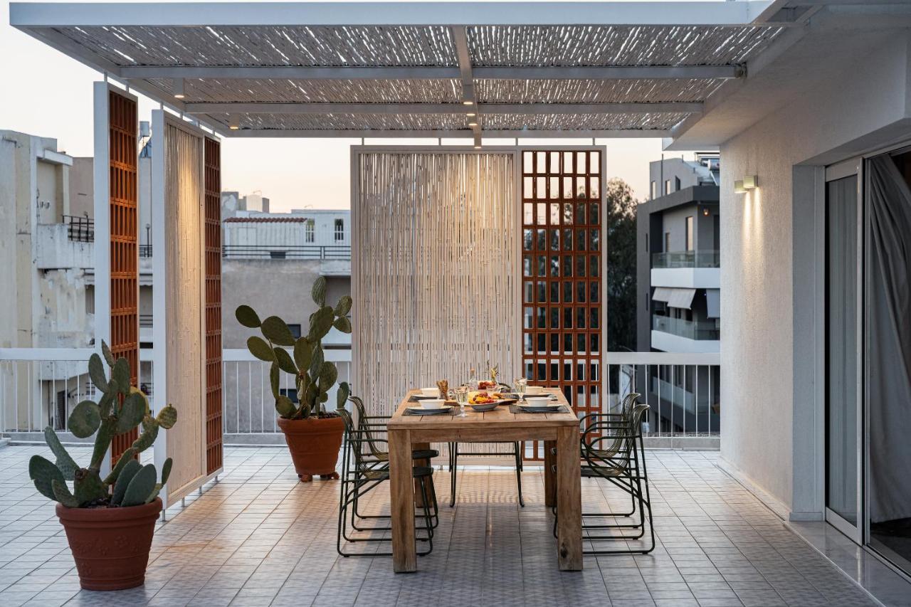 Sea View Beach Penthouse - Athens Coast Exterior foto