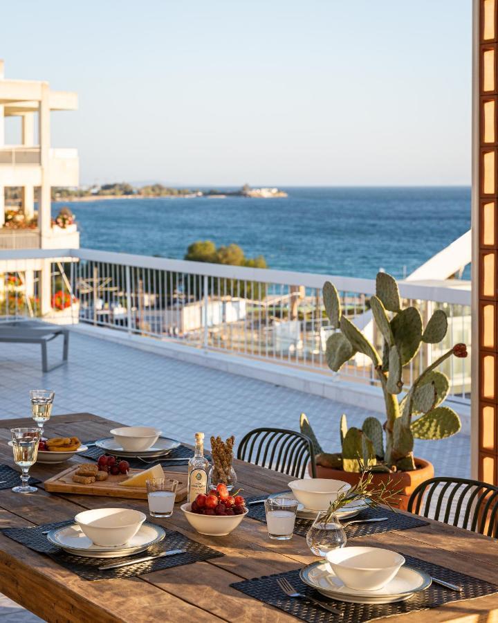Sea View Beach Penthouse - Athens Coast Exterior foto