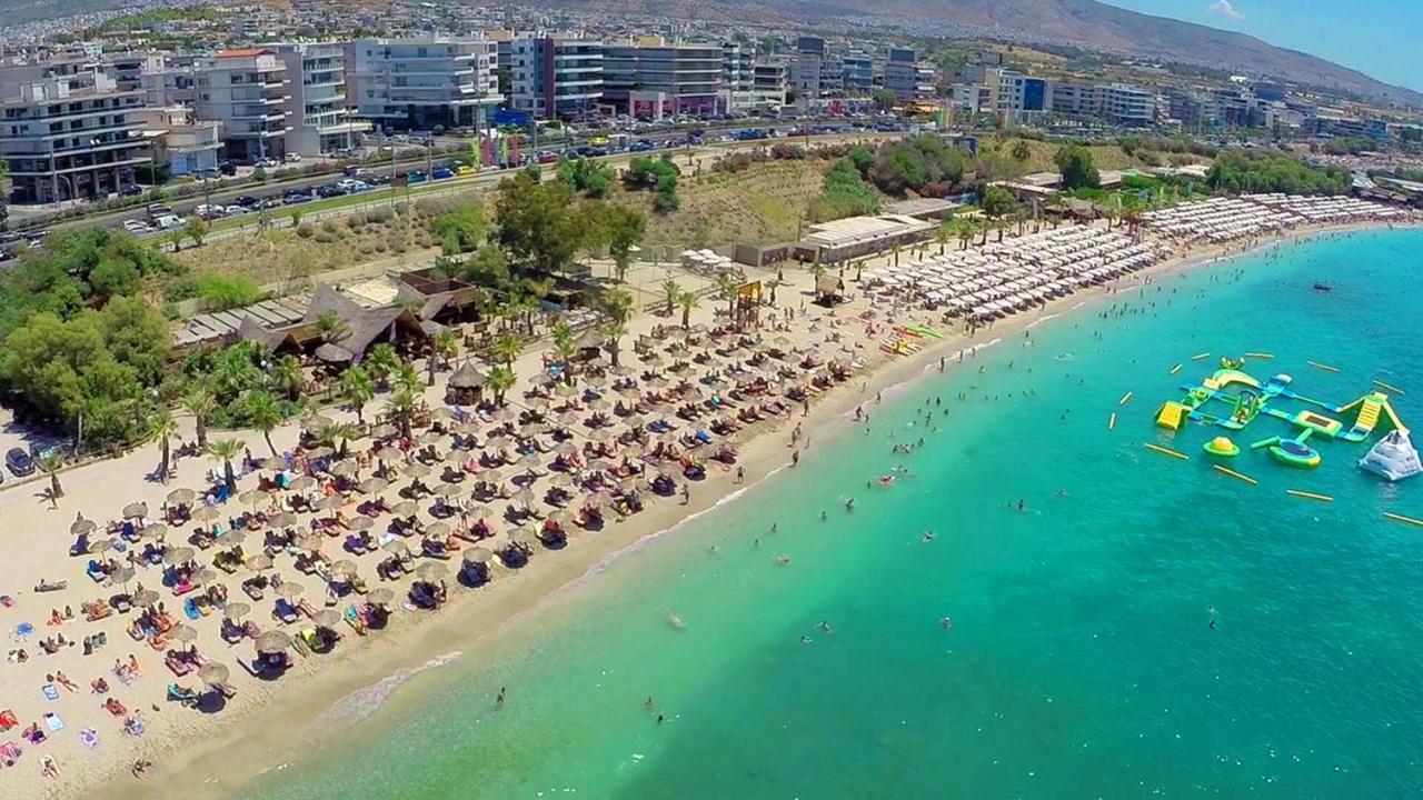 Sea View Beach Penthouse - Athens Coast Exterior foto