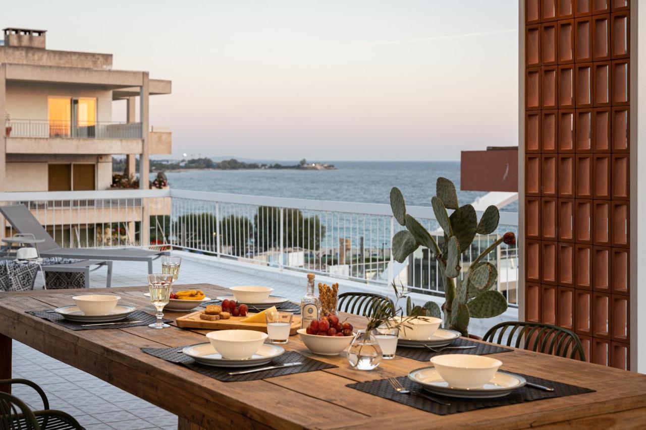 Sea View Beach Penthouse - Athens Coast Exterior foto