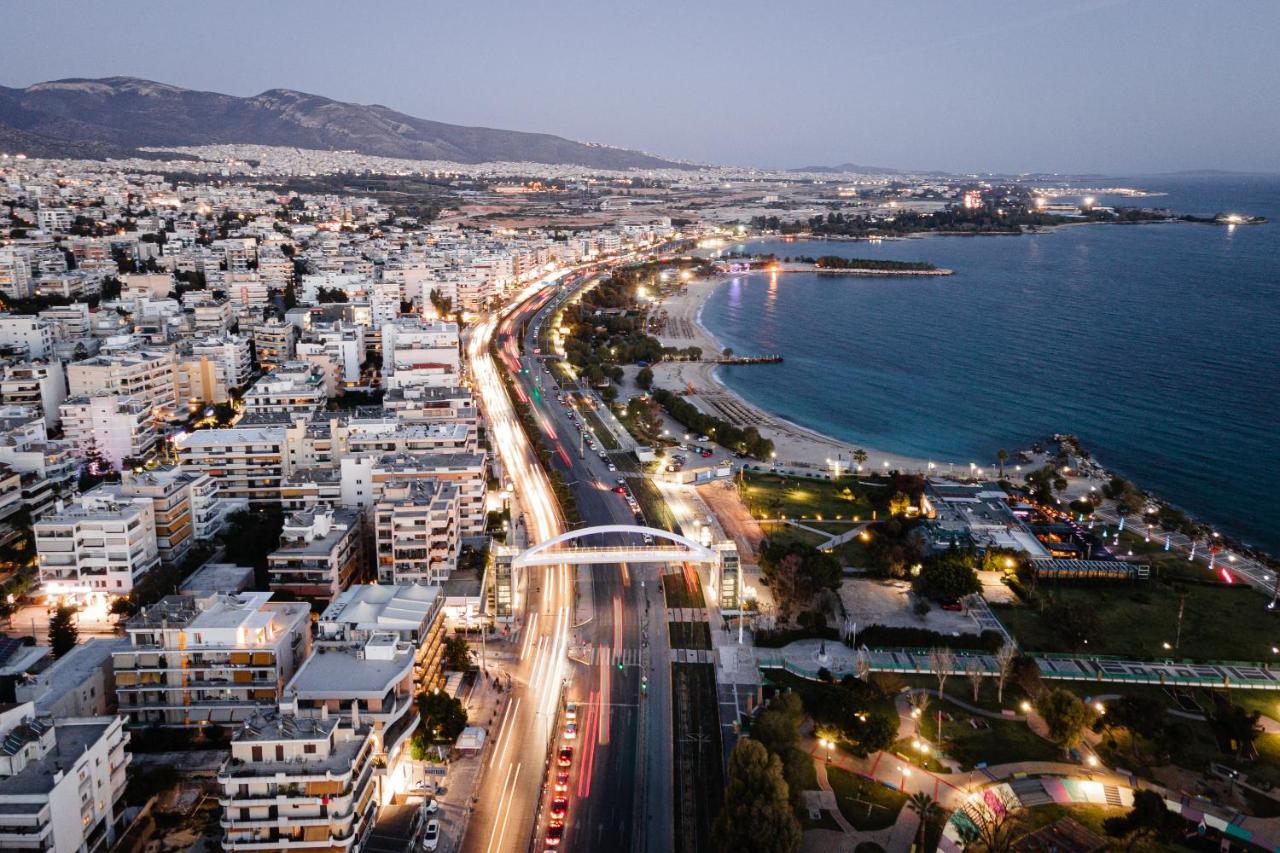Sea View Beach Penthouse - Athens Coast Exterior foto